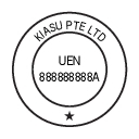 KP19 -  Max 30 Letters - Very Short Company Name with UEN