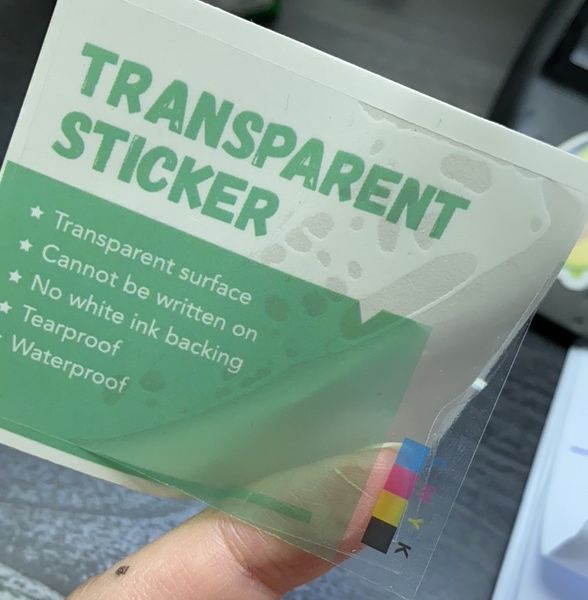 Transparent Sticker