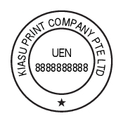 KP26 - Max 35 Letters - Medium Length Company Name with UEN