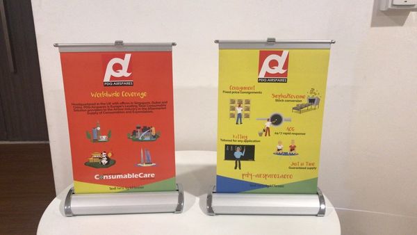 A3 A4 Mini Roll Up Banner 2