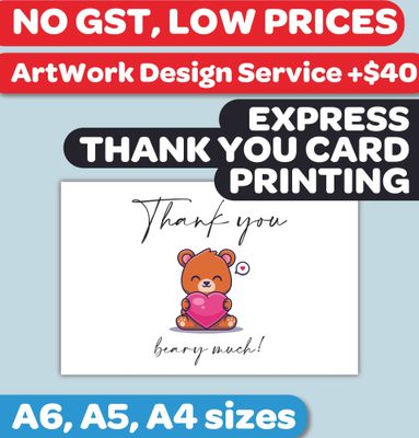 Thank You Card Printing