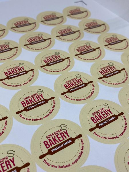 Round Sticker Printing